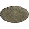Ekena Millwork Marseille Ceiling Medallion (Fits Canopies up to 7 3/8"), 21"OD x 2"P, Witch Hazel Crackle CM21MAWHC - alternate 2